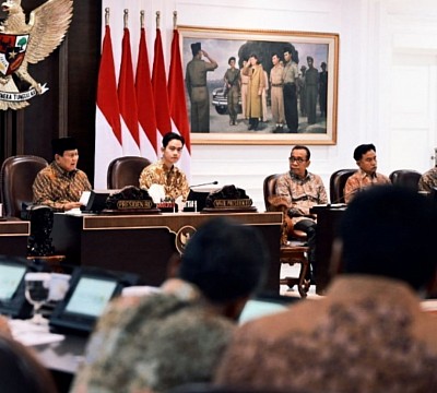 Rapat Kabinet Perdana Bersama Jajaran Kementrian